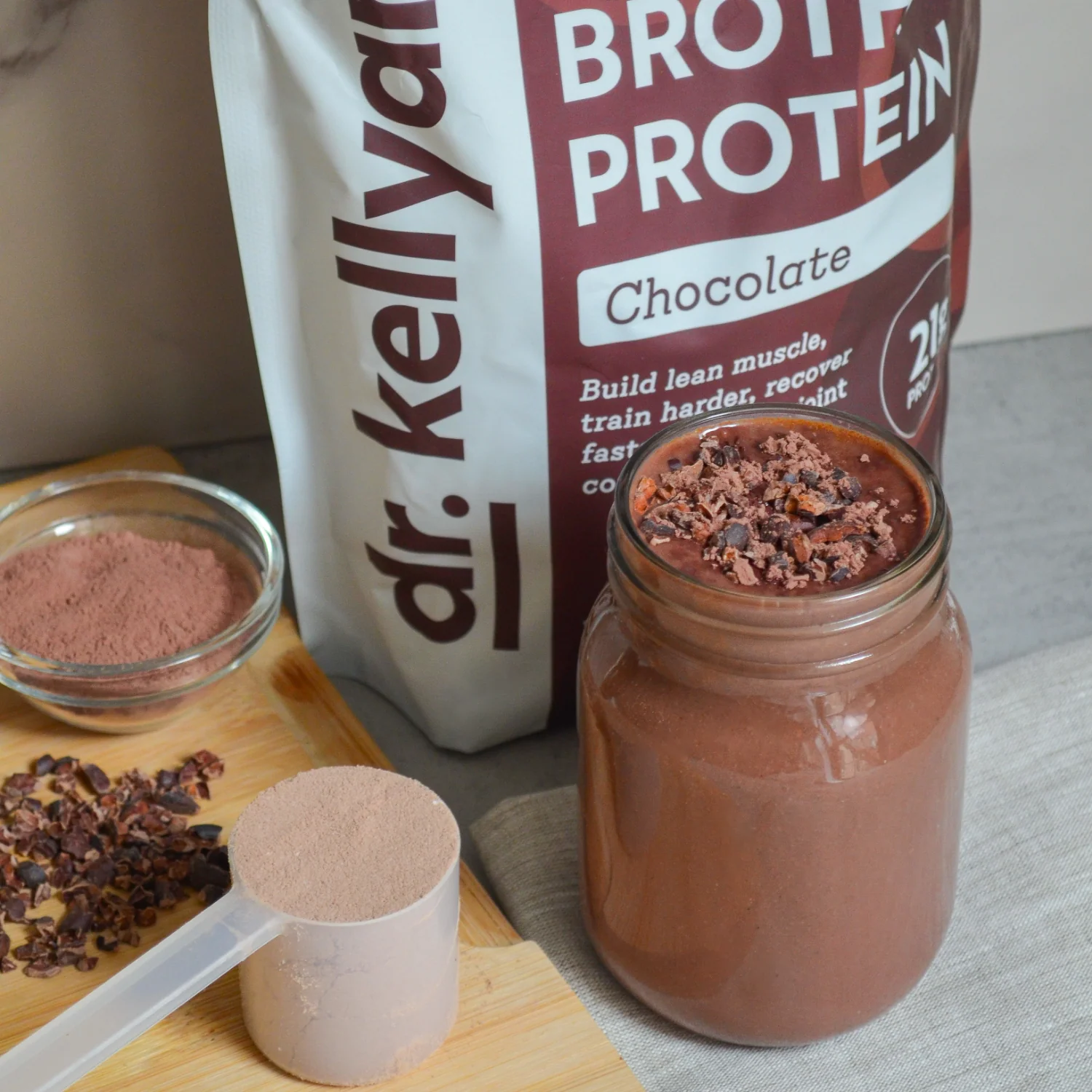 Chocolate Bone Broth Protein Powder - Image 3