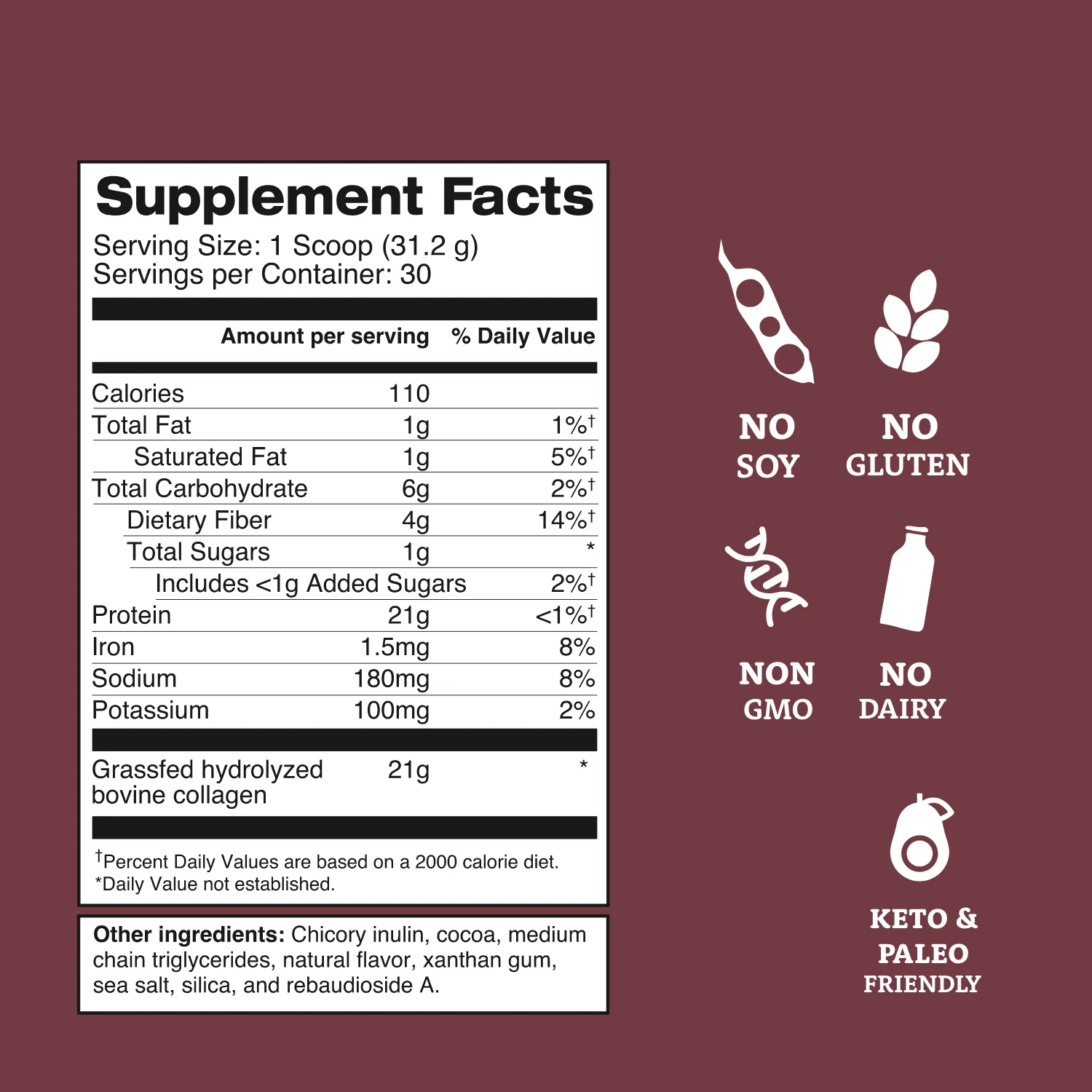 Chocolate Bone Broth Protein Powder - Image 4