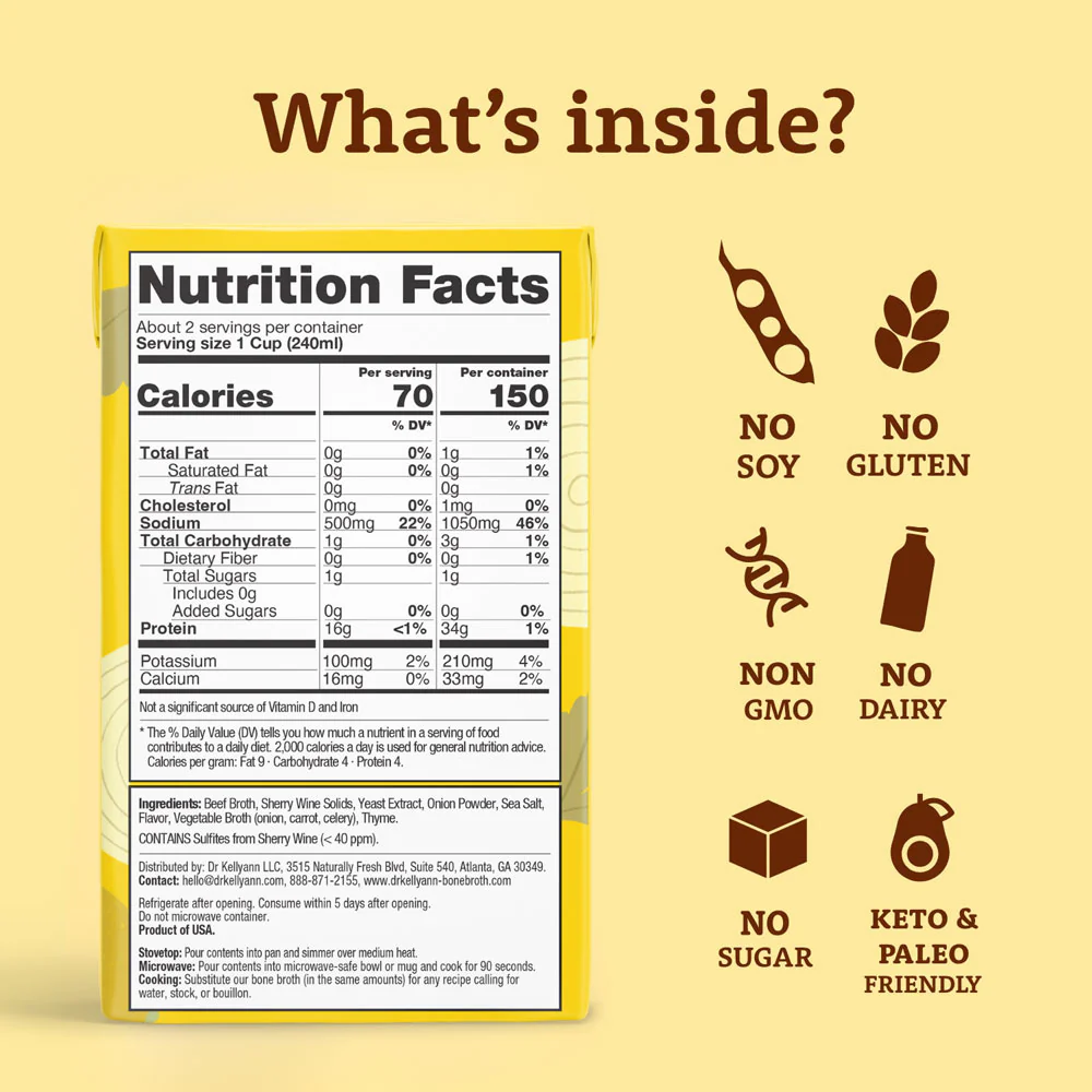 Bone Broth Liquid - French Onion - Image 5