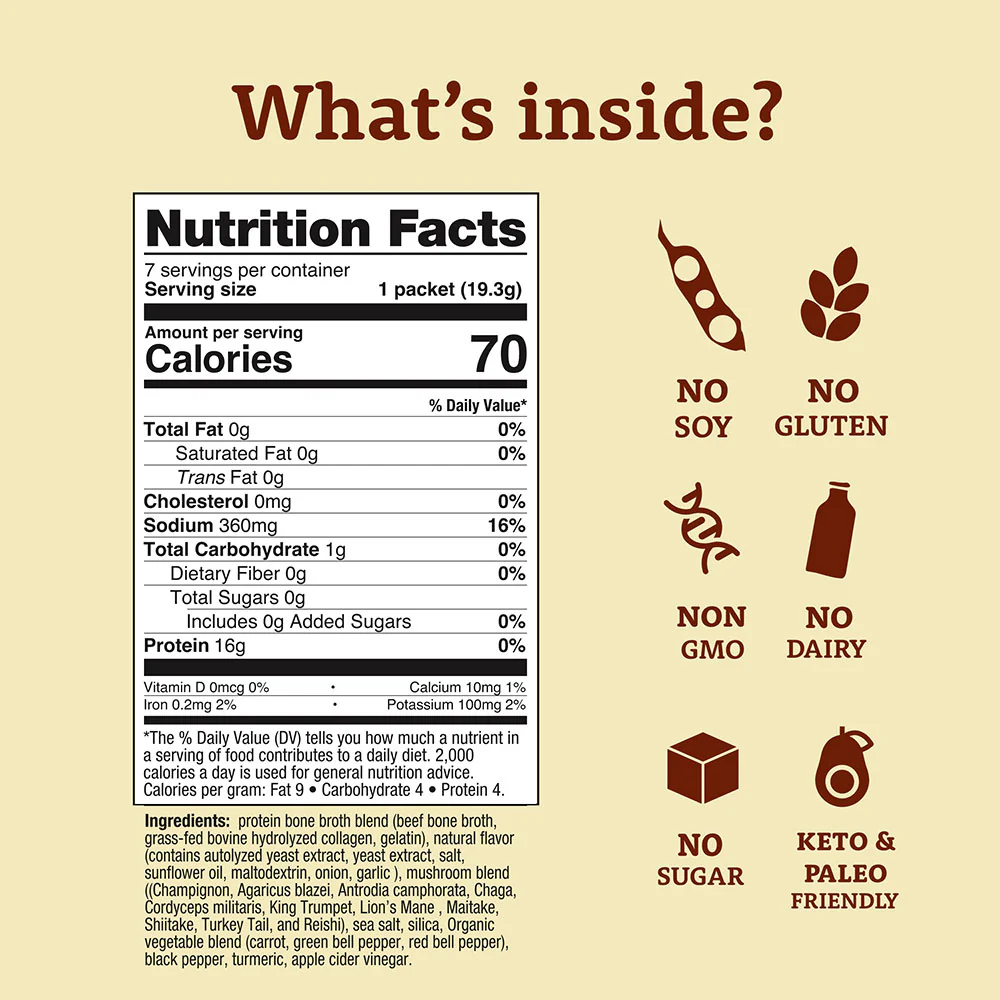 Homestyle Mushroom Bone Broth - Image 5
